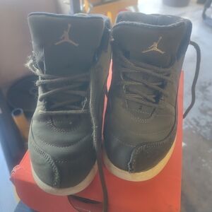 OD Green Jordan Retro 12 Sneakers 151186-301 Size 12c